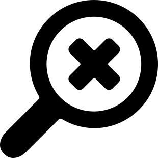 Magnifier and delete mark