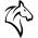 Head of a horse outline