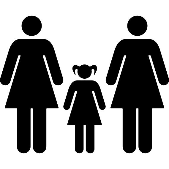 Female familiar group of three