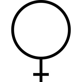 Female gender sign