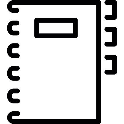 White address book