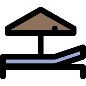 日光浴床