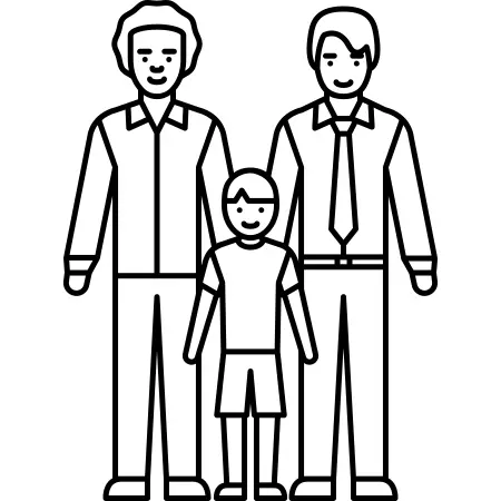 Gay Couple with Child