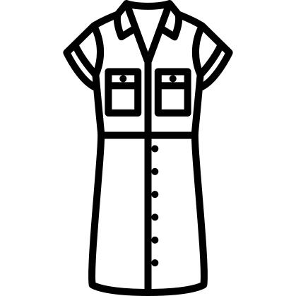 Lyocell Shirt Dress