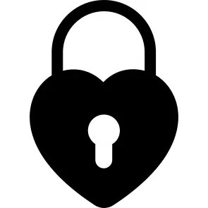 Heart Shaped Padlock