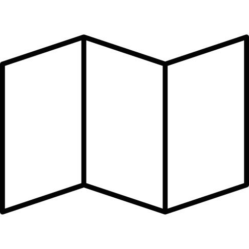 Folded paper