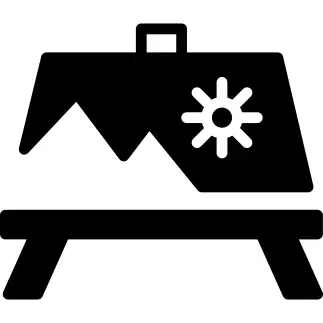 在立场的艺术品绘画