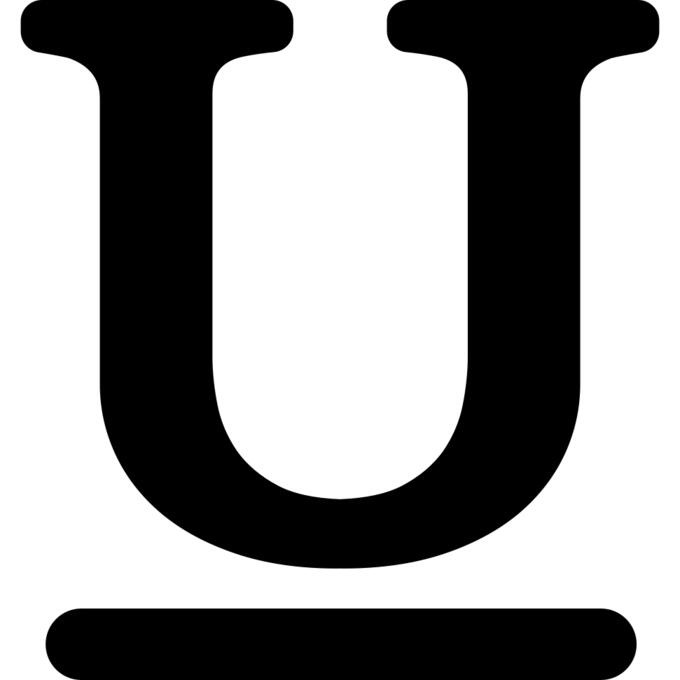 带下划线的文字