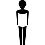 人用毛巾缠在身体上