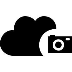 Cloud camera symbol