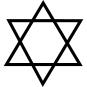 Star of david outline variant