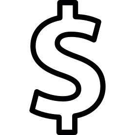 Dollars sign