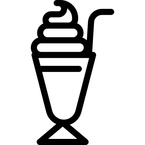 Milkshake with Straw
