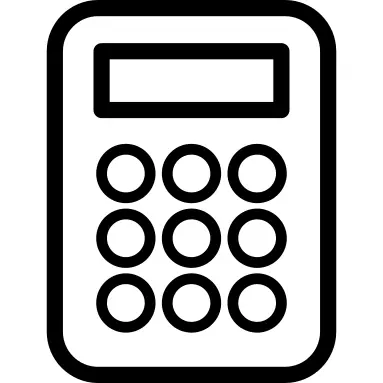 Calculator outline variant
