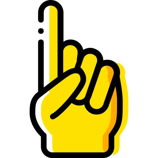 Pointing up