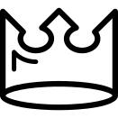 Royal crown for kings and queens