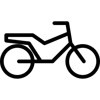 Stylized bicycle