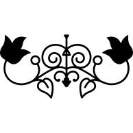 Floral symmetric design for elegant decoration