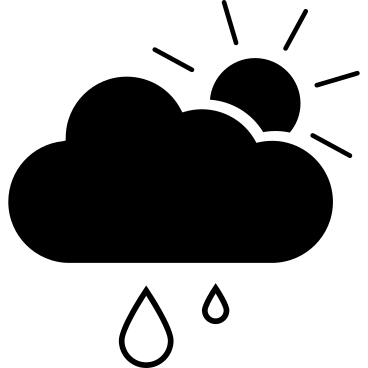 Sun cloud and rain
