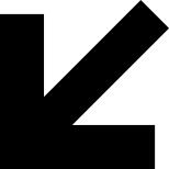 Down left arrow