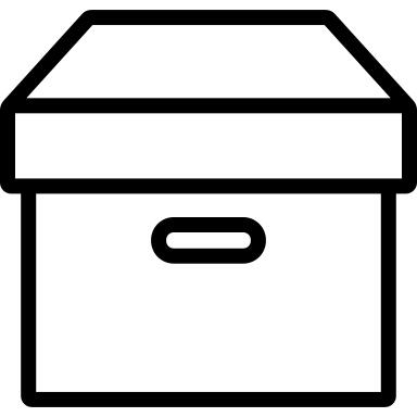 Cardboard box with lid