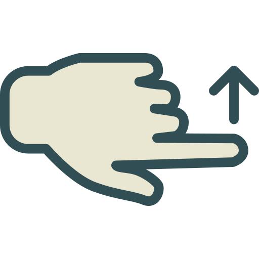 Pointing right