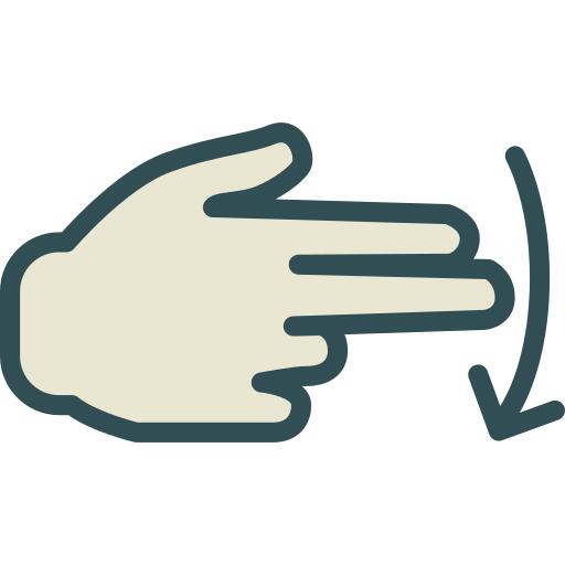 Pointing right