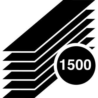 1500 printed long papers stack