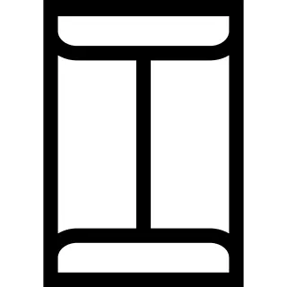 长矩形信封轮廓