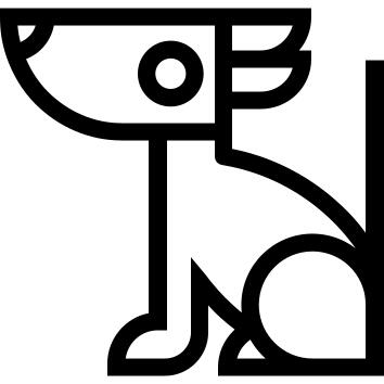 Dog Facing Left