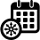 Snowflake on calendar