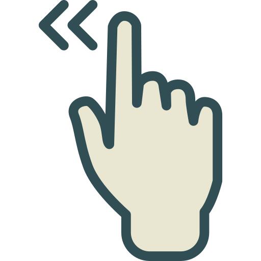 Pointing up