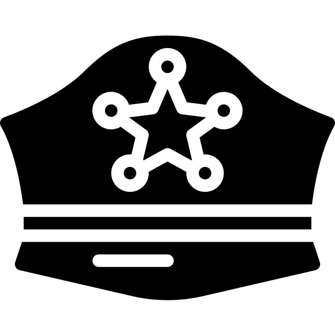 警察帽子