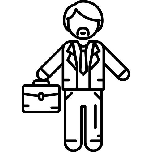 Businessman with Suitcase