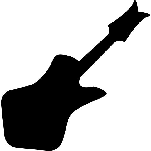 Guitar black shape