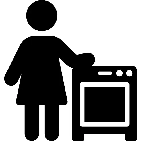Woman cooking