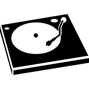 Vintage style compact disc music player