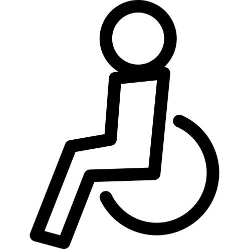 Wheelchair side view