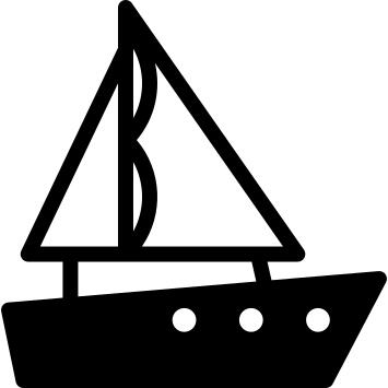 Sailboat Facing Right