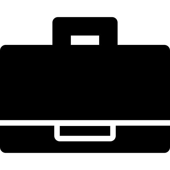 Suitcase black shape