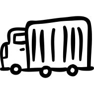 Truck hand drawn transport