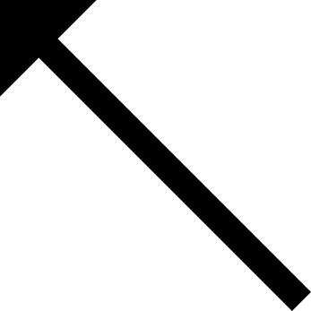 Diagonal arrow