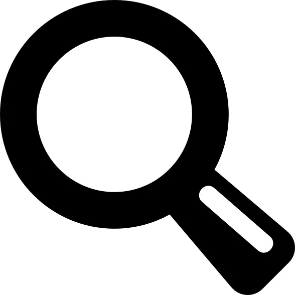 Searching interface symbol of magnifier