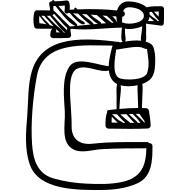 Pressing hand drawn construction tool