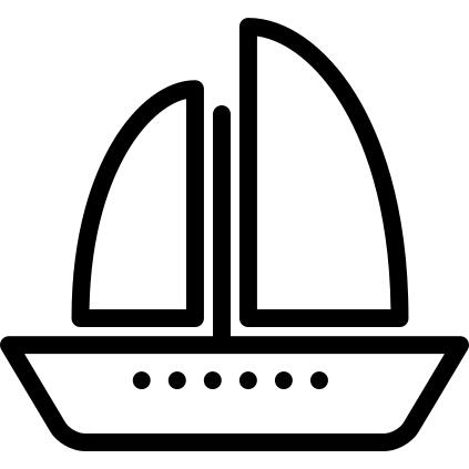Sail Boat navigating