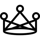 Royal crown shape