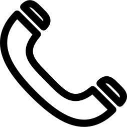 Telephone auricular outline