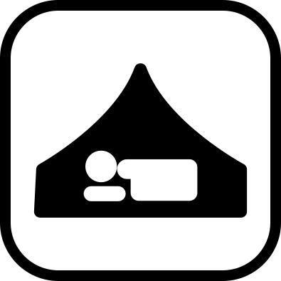 Sleeping in Tent