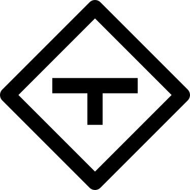T road intersection