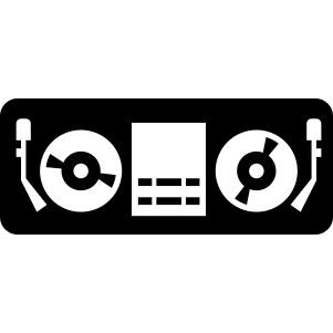 Disc jockey control booth